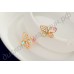 Серьги diamond multi-colored butterfly aesthetic